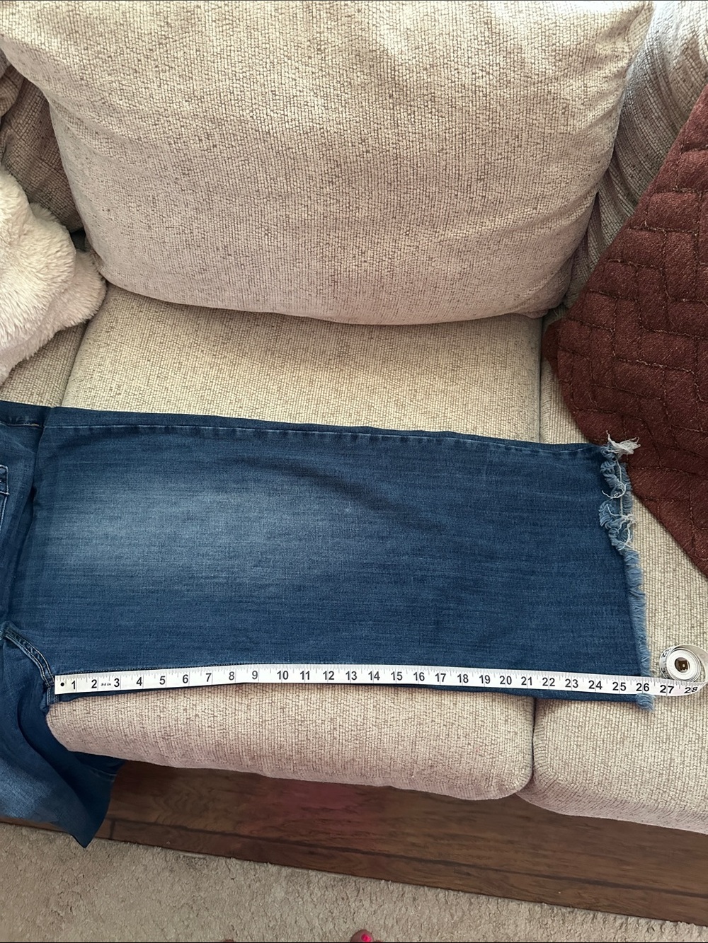 Risen High Rise Cropped Wide Leg Jeans - Picture 9 of 9